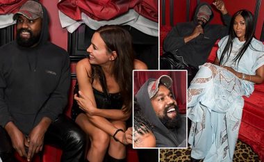 Kanye West fotografohet në humor të mirë me ish-të dashurën Irina Shayk në Javën e Modës në Londër