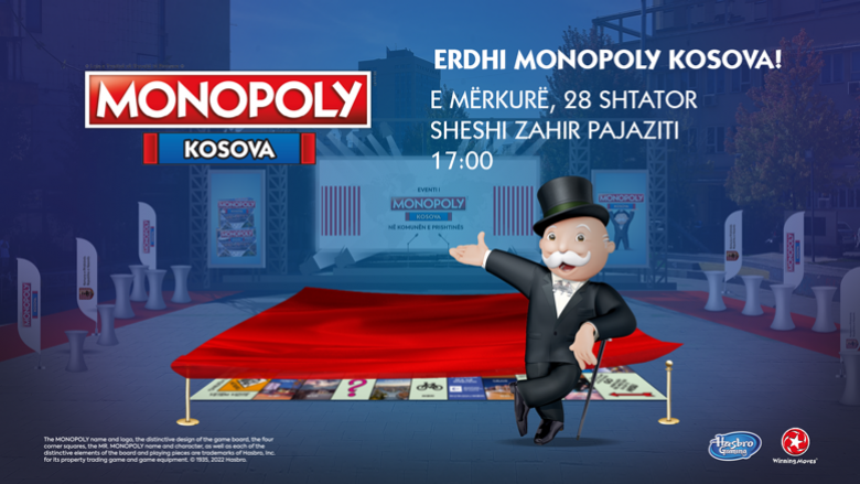 Pritjes i vjen fundi, “MONOPOLY KOSOVA”, zyrtarisht në tregun tonë