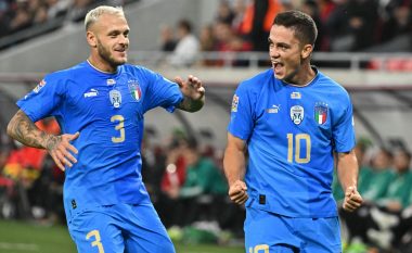 Italia tregon pse është kampioni në fuqi i Evropës, fiton në udhëtim te Hungaria dhe shkon në ‘Play-Off’ të Ligës së Kombeve