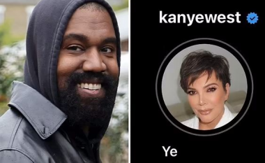 Kanye West vendos foton e ish-vjehrrës Kris Jenner në profil të llogarisë së tij të Instagramit