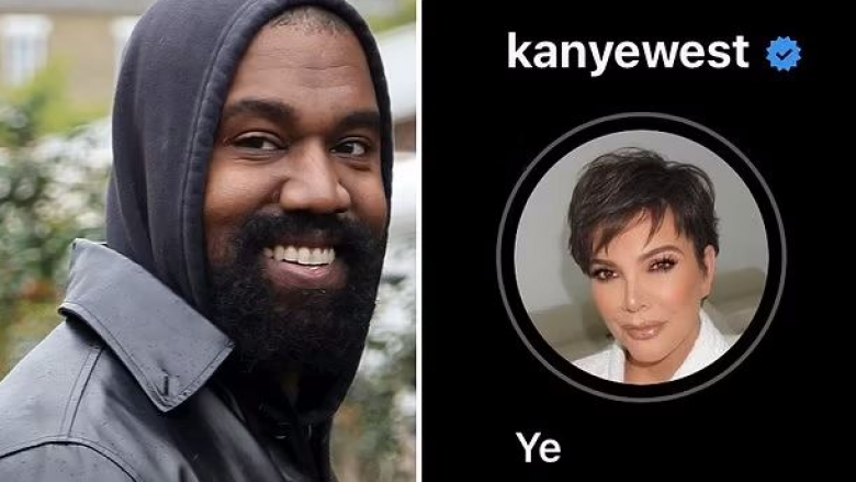 Kanye West vendos foton e ish-vjehrrës Kris Jenner në profil të llogarisë së tij të Instagramit