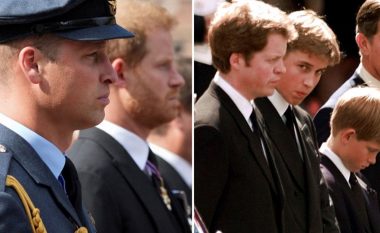 Princi William pohoi se ecja krah arkivolit të Mbretëreshës Elizabeth II ia kujtoi funeralin e nënës së tij, Diana
