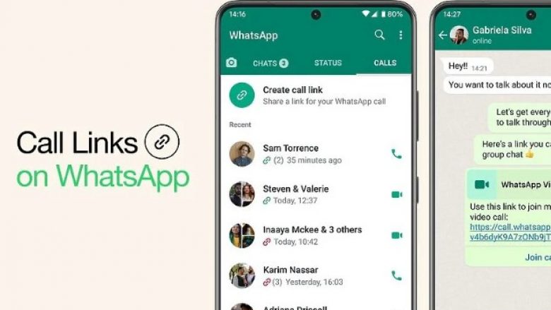 WhatsApp prezanton lidhjet për t’u bashkuar me bisedat, teston video thirrjet për 32 persona