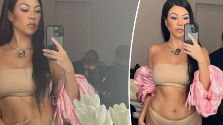 Fansat spekulojnë se Kourtney Kardashian është shtatzënë për shkak të disa fotografive të fundit