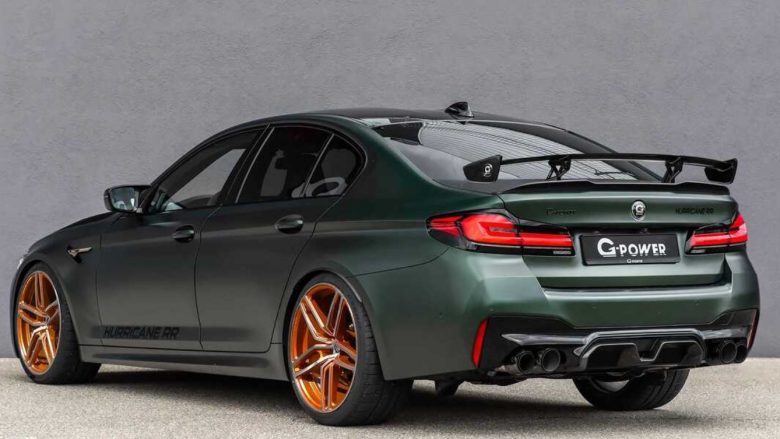 G-Power rafinoi tërësisht BMW M5 CS dhe e quajti atë G5M CS Hurricane RR