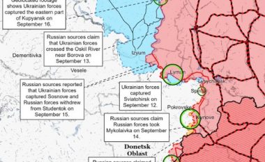 Instituti amerikan i luftës: Forcat ruse shumë të dobëta për të parandaluar përparimin e ushtrisë ukrainase