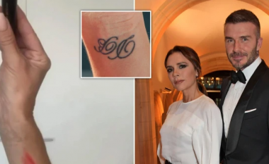 Victoria Beckham fshin tatuazhin me inicialet e David - fansat spekulojnë për probleme në martesën e çiftit