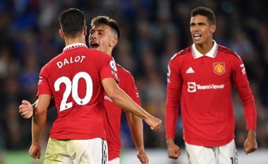Notat e lojtarëve, Leicester 0-1 Manchester United: Dalot dhe Sancho më të mirët te fituesit