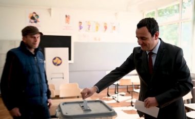 LVV mban zgjedhjet e brendshme, Kurti hedh votën e tij