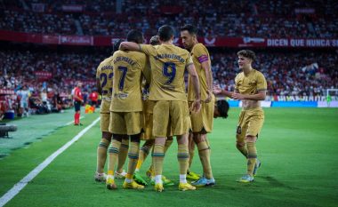 Barcelona mposht si mysafir Sevillan, ngjitet në pozitën e dytë në La Liga
