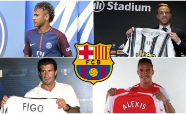Top 10 shitjet e Barcelonës ndër vite – prin bindshëm Neymar, në listë edhe dështime