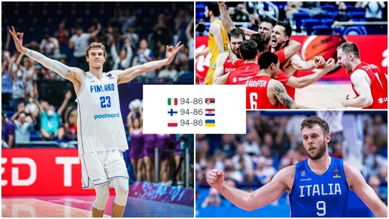 Një rastësi e pabesueshme në Eurobasket – me të njëjtin rezultat përfunduan tre ndeshje, e katërta ishte afër