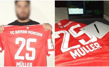 E hakoi faqen e tyre dhe ia tregoi problemet – Bayern Munich shpërblen tifozin me fanellën e nënshkruar të Thomas Muller