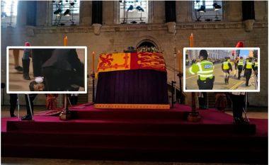 Njëri ia mësyu arkivolit të Mbretëreshës Elizabeth II, tjetri veturës së Mbretit Charles III – arrestohen dy persona në Londër
