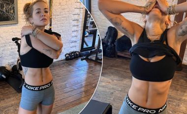 Rita Ora publikon fotografi nga palestra: Këtë fundjavë jam duke punuar me veten