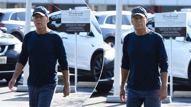 Bruce Willis duket në formë të mirë teksa shijon një dalje në Los Angeles disa muaj pasi zbuloi se vuan nga sëmundja e afazisë