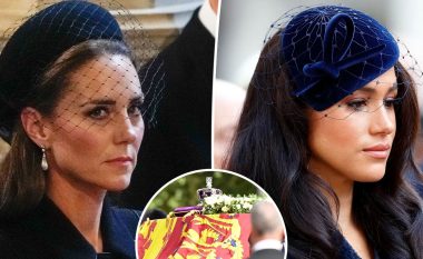 Pse Kate Middleton dhe Meghan Markle do të veshin vello në funeralin e Mbretëreshës Elizabeth
