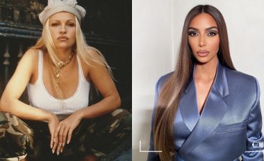 Ashtu si Pamela Anderson – Kim Kardashian e rikthen trendin e viteve ’90