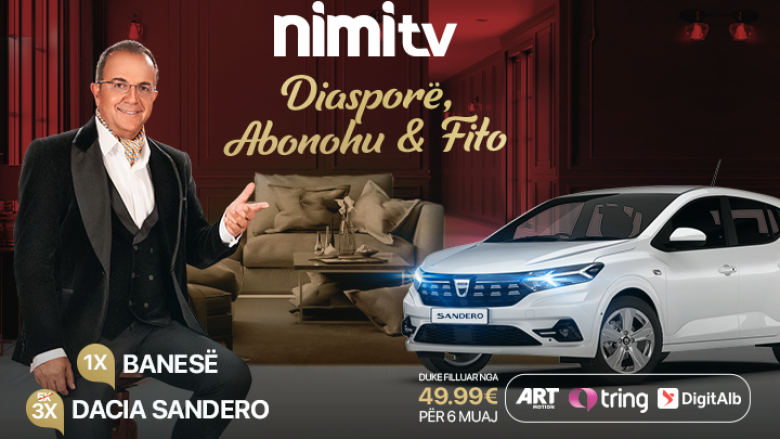 Shumë pak ka mbetur deri në shpalljen e fituesit të tretë të Dacia Sandero! Nxito dhe abonohu në Nimi TV!