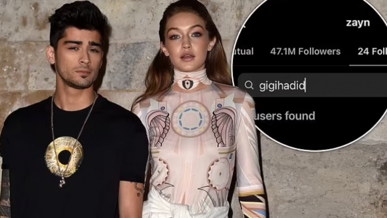 Zayn Malik e largon nga Instagrami Gigi Hadidin mes romancës së saj të re Leonardo DiCaprion