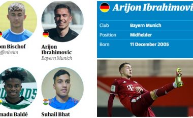 The Guardian zgjedh 60 talentët më të mirë të lindur në 2005: Në mesin e tyre edhe shqiptari Arijon Ibrahimovic