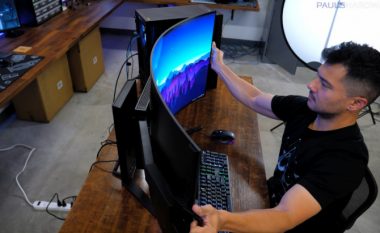 Lojtarët e video-lojërave mund të shfrytëzojnë monitorin e parë fleksibël në botë