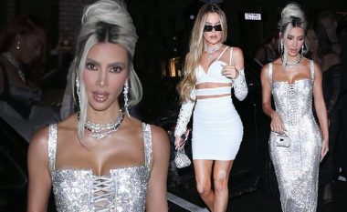 Kim dhe Khloe Kardashian shkëlqejnë me dukjen e tyre në Javën e Modës në MIlano