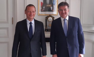 Lajçak takon këshilltarin e presidentit francez për dialogun Kosovë-Serbi, flasin për hapat e ardhshëm
