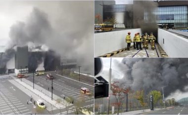 Shtatë të vdekur pasi një zjarr përfshiu një qendër tregtare në Daejeon të Koresë së Jugut
