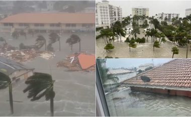 Skena të frikshme ndërsa stuhia e fuqishme godet Floridën jugperëndimore – duke ‘marrë gjithçka me vete’