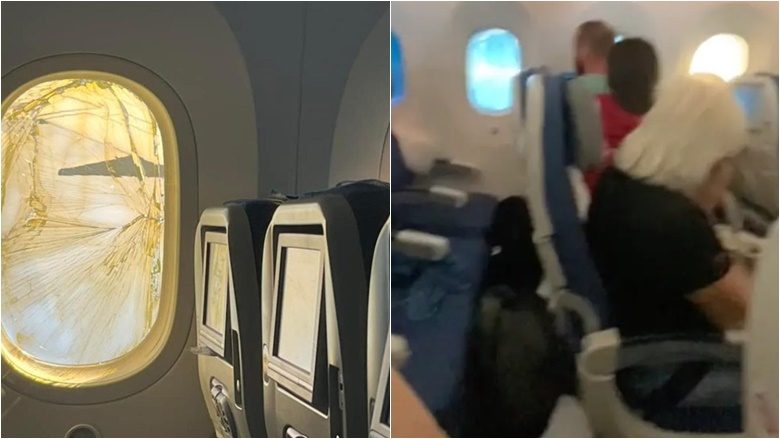 Pasagjerët në panik në një aeroplan të Polish Airlines pas ‘plasaritjes’ së dritares në mes të fluturimit