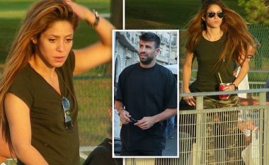 Shakira shihet duke ndekur ndeshjet e djalit të saj, pak ditë pasi u fotografia me Piquen në zyrën ligjore për divorcin e tyre