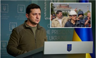 Zelensky kritikon vizitën e mbikëqyrësit bërthamor në fabrikën e Zaporizhzhia