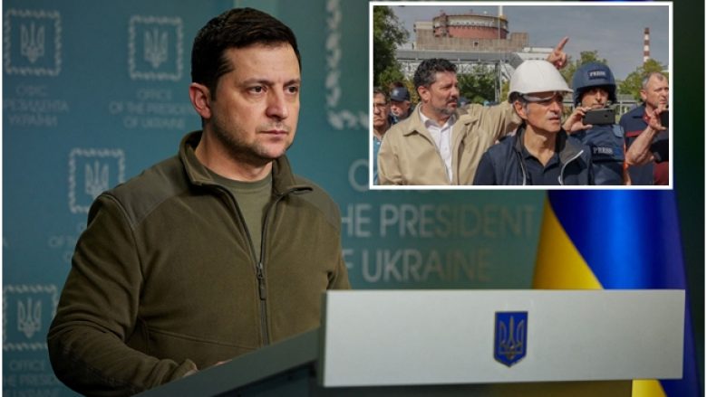 Zelensky kritikon vizitën e mbikëqyrësit bërthamor në fabrikën e Zaporizhzhia