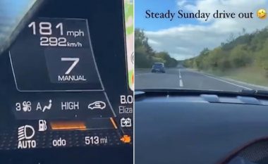 Filmohet shoferi i Ferrari SF90 Spider duke vozitur rrugëve të Britanisë me 292 kilometra në orë, reagojnë ashpër qytetarët