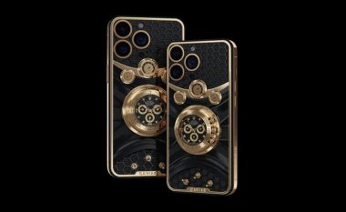 Caviar iPhone 14 Pro kushton 133.670 dollarë dhe ka orë Rolex