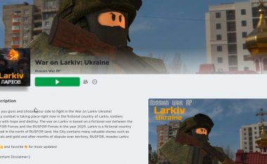 Roblox heq video-lojërat që kanë të bëjnë me luftën e Ukrainës