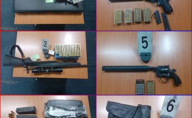 Arrestohet një i dyshuar për kanosje në Gjilan, i gjendet arsenal armësh në shtëpi