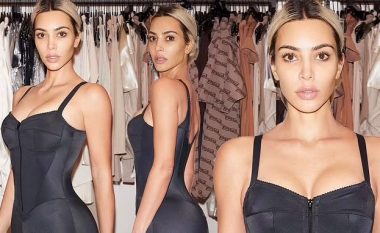 Kim Kardashian injoron kritikat e Kanye Westit, shfaqet sërish provokuese për të promovuar veshjet nga marka e saj “Skims”