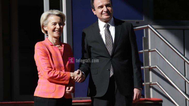 Pas Osmanit, Von der Leyen në takim me Kurtin