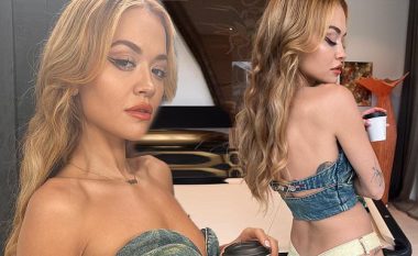 Rita Ora tregon fizikun atraktiv përmes pozave të reja me veshje të veçantë