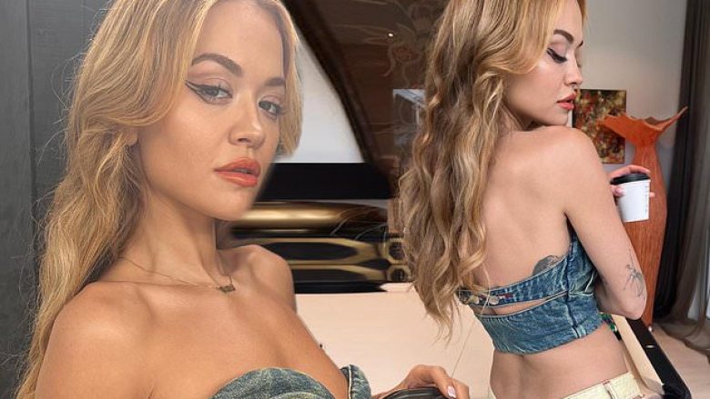 Rita Ora tregon fizikun atraktiv përmes pozave të reja me veshje të veçantë