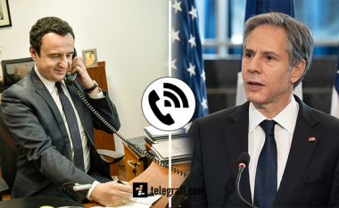 Kurti dhe Sekretari amerikan Blinken bisedojnë për intensifikimin e dialogut me Serbinë, me epilog njohjen reciproke