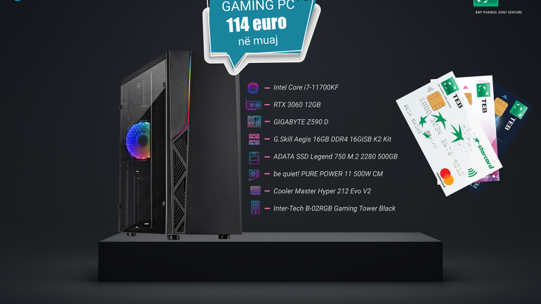 Blej Gaming PC nga Electrofox për vetëm 78 euro në muaj