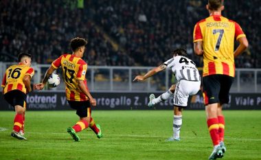 Juventusi merr fitore mes vuajtjesh ndaj Lecces, vendos super goli i të riut Fagioli