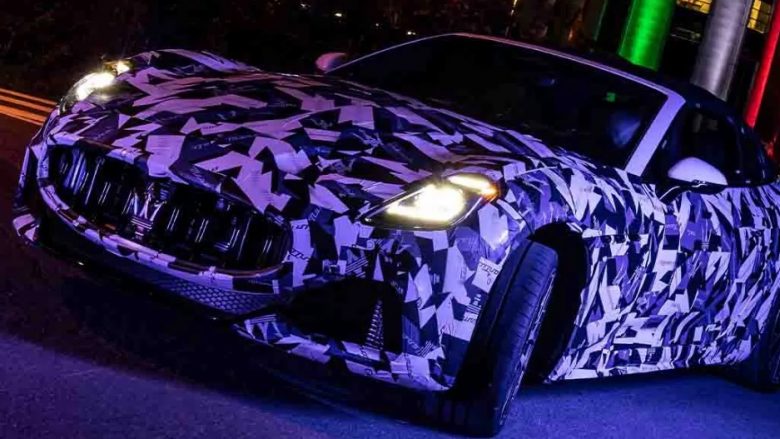 Maserati ngacmon me imazhe e para të prototipit GranCabrio, përpara lansimit në vitin 2023