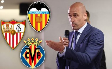 Presidenti i Federatës Spanjolle vazhdon skandalet – Valencia, Sevilla dhe Villarreal dënojnë ofendimet e Rubiales ndaj tyre