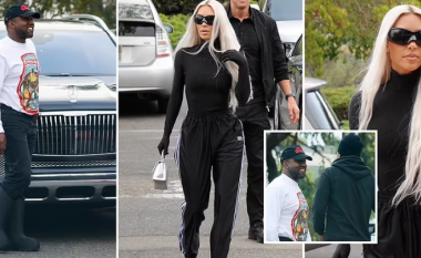 Kim Kardashian shmang takimin e pakëndshëm me Kanye West teksa të dy ndjekin ndeshjen e basketbollit të vajzës së tyre North
