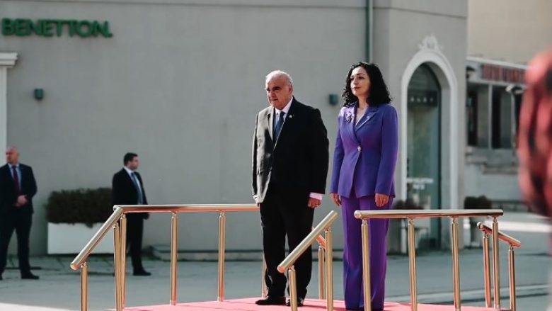 Osmani e pret me ceremoni shtetërore homologun e saj nga Malta
