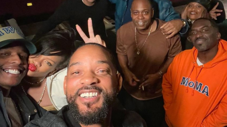 Rihanna, Dave Chappelle dhe Tyler Perry mbështesin Will Smithin në shfaqjen private të filmit të tij të ri “Emancipation”